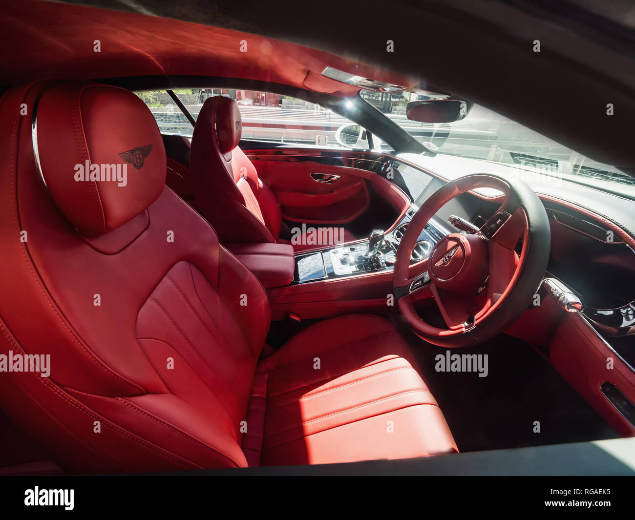 Share more than 145 bentley continental gt red interior best