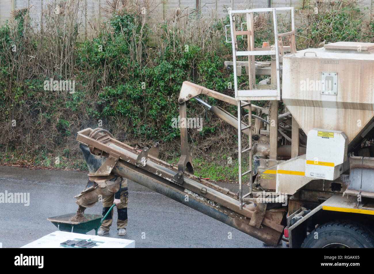 Ready Mix concrete delivery Stock Photo Alamy