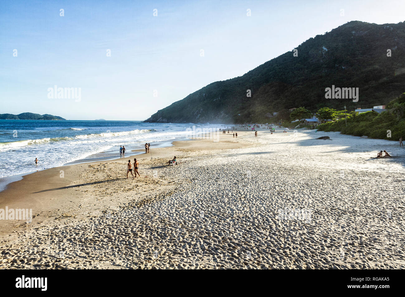 Solidao Beach. Florianopolis, Santa Catarina, Brazil. Stock Photo