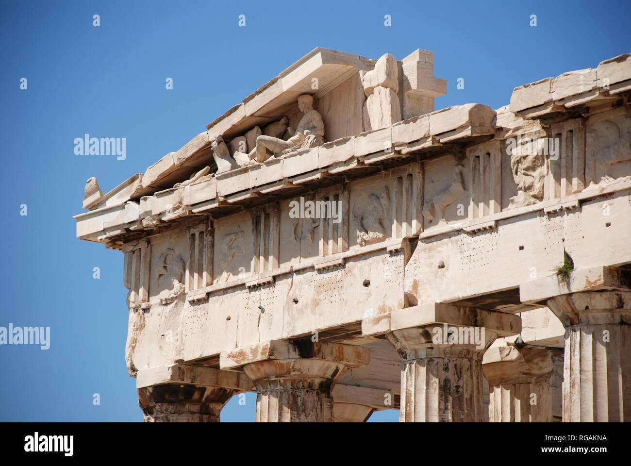 Parthenon, Athenian Acropolis, Athens, Greece Stock Photo