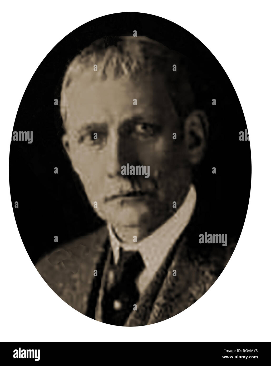 A photographic portrait of Elihu Root (1845-1937),38th United States Secretary of State, 41st United States Secretary of War,United States Senator from New York and  Nobel Peace Prize winner  in 1912. Stock Photo