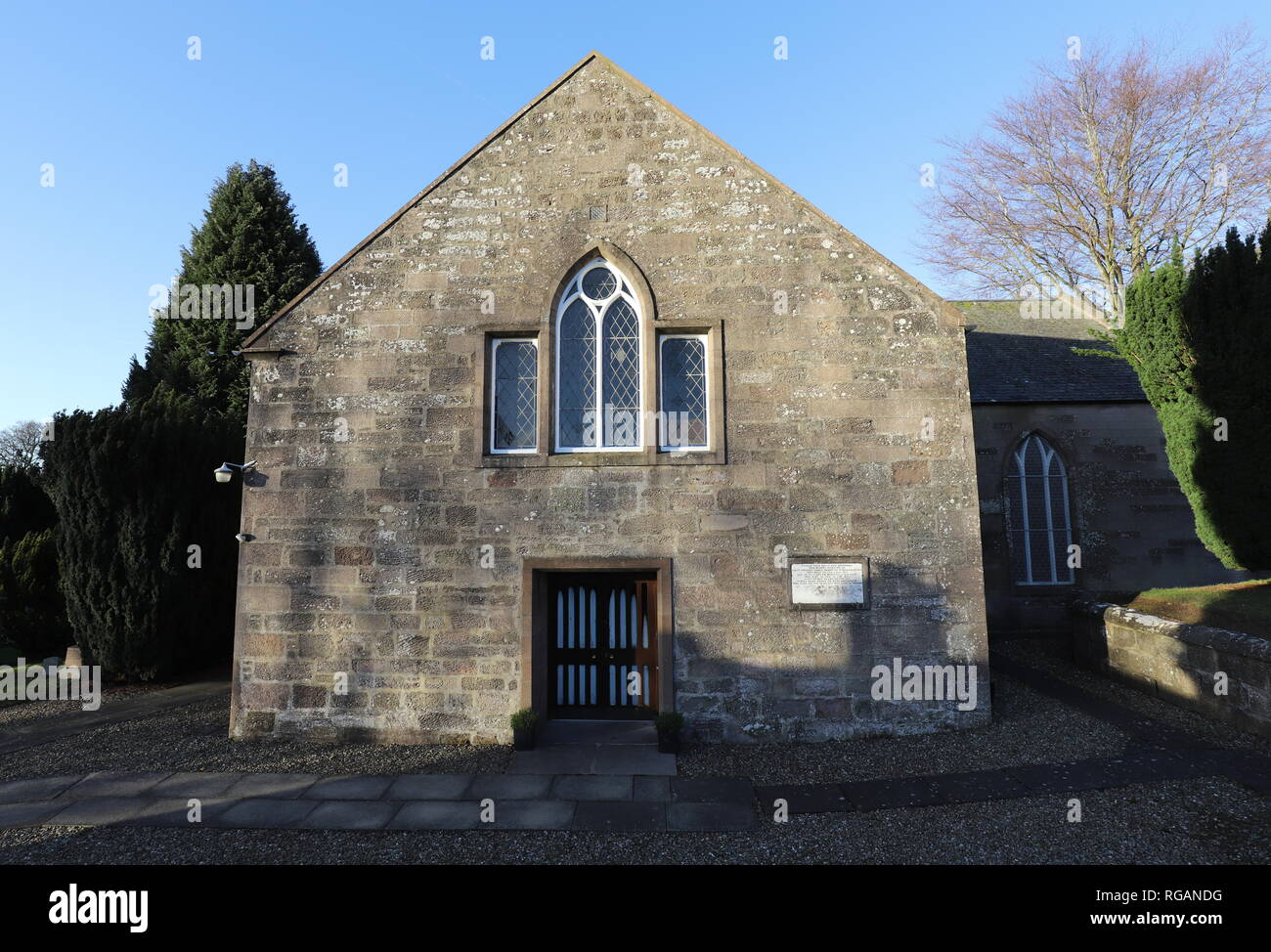 Scone Old Parish Church Perthshire Scotland  January 2019 Stock Photo
