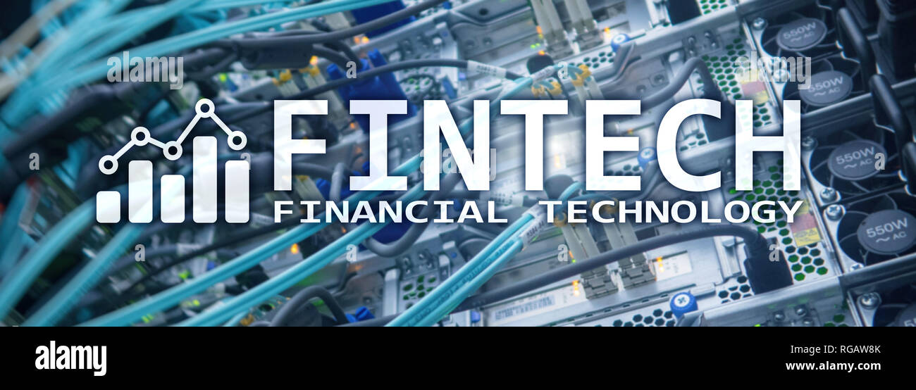 Fintech - Financial technology. Business solution and software ...