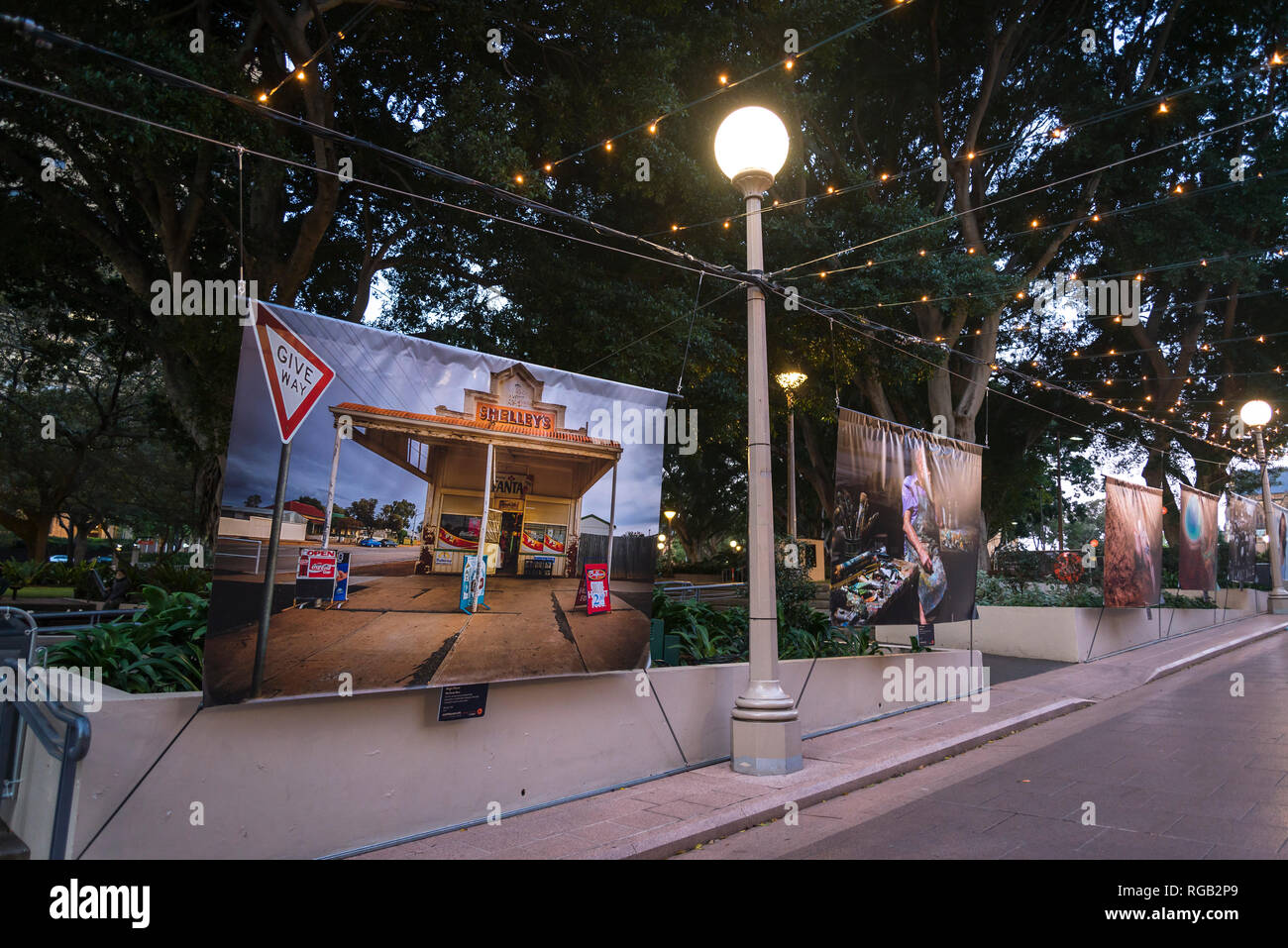 Australian Life Photography exhibition, Hyde park, Sydney, Australia