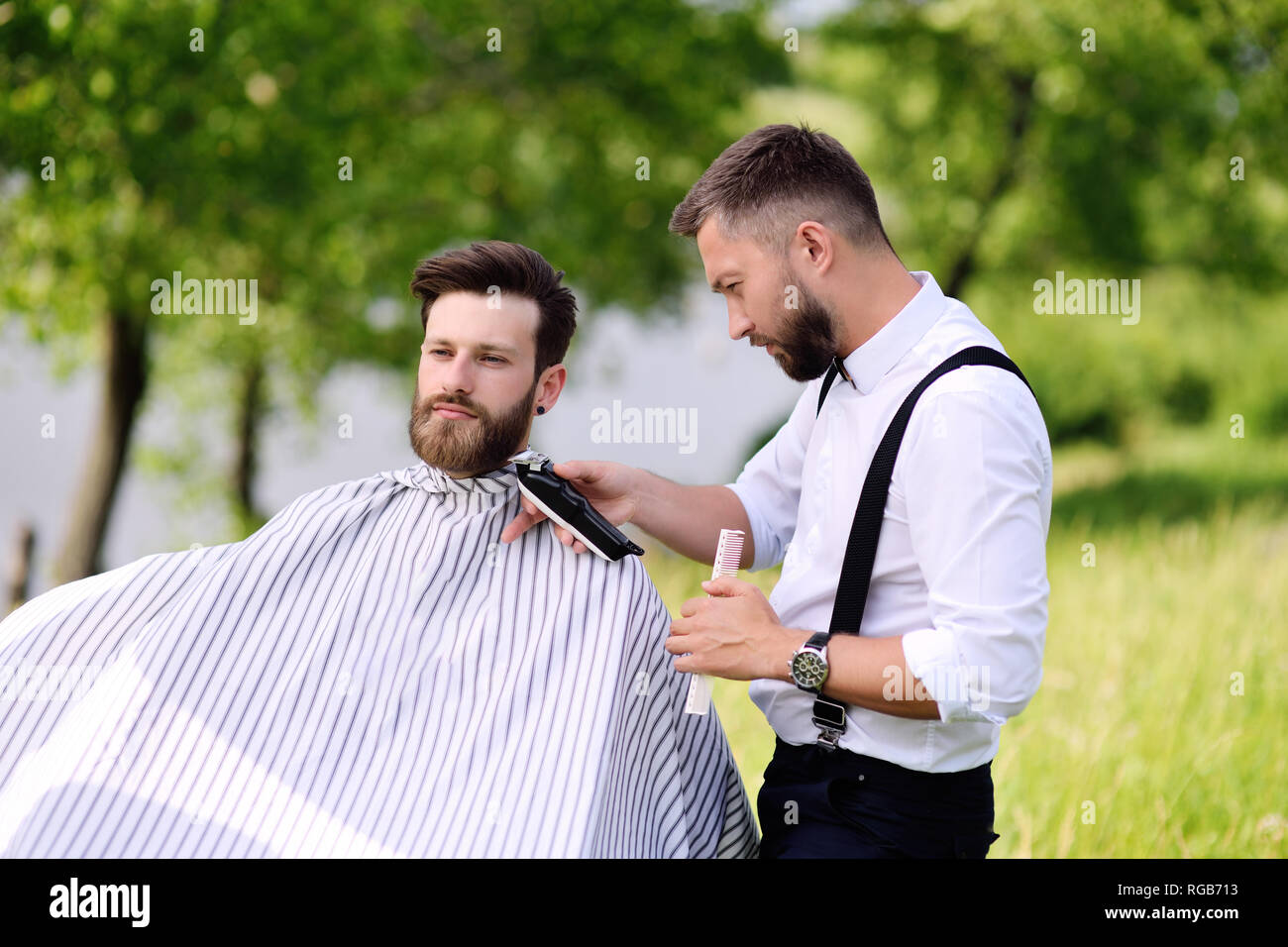 Barber chair hires stock photography and images Alamy