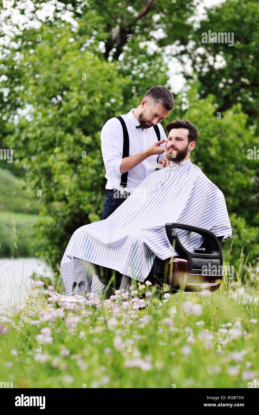 Barber chair hires stock photography and images Alamy