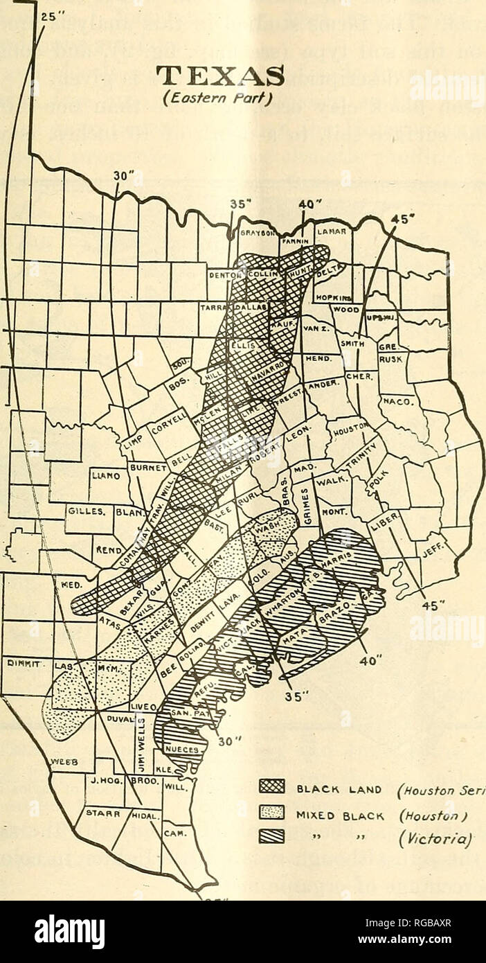 Map of texas precipitation hires stock photography and images Alamy