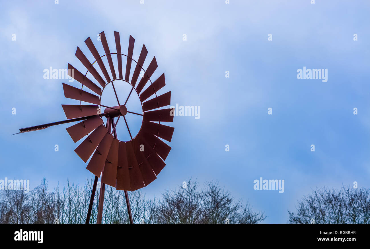 Old classic american windmill hi-res stock photography and images - Alamy