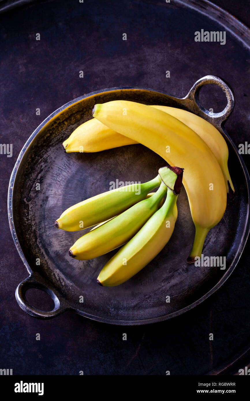 Various bananas Stock Photo