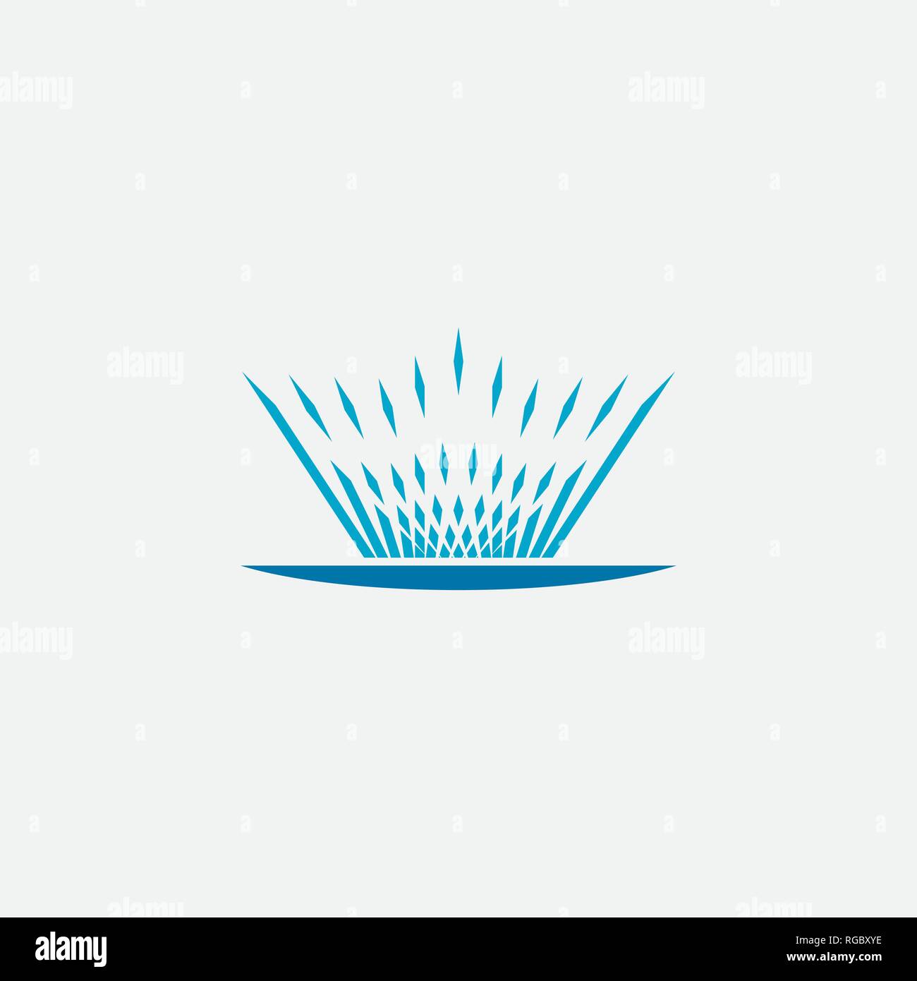 fountain icon vector illustration symbol design Stock Vector