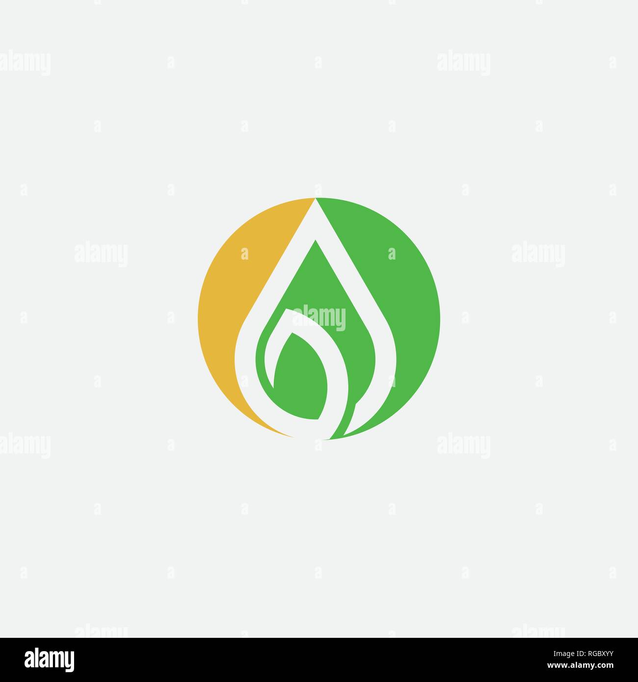 fresh leaf green icon logo vector symbol design Stock Vector Image ...