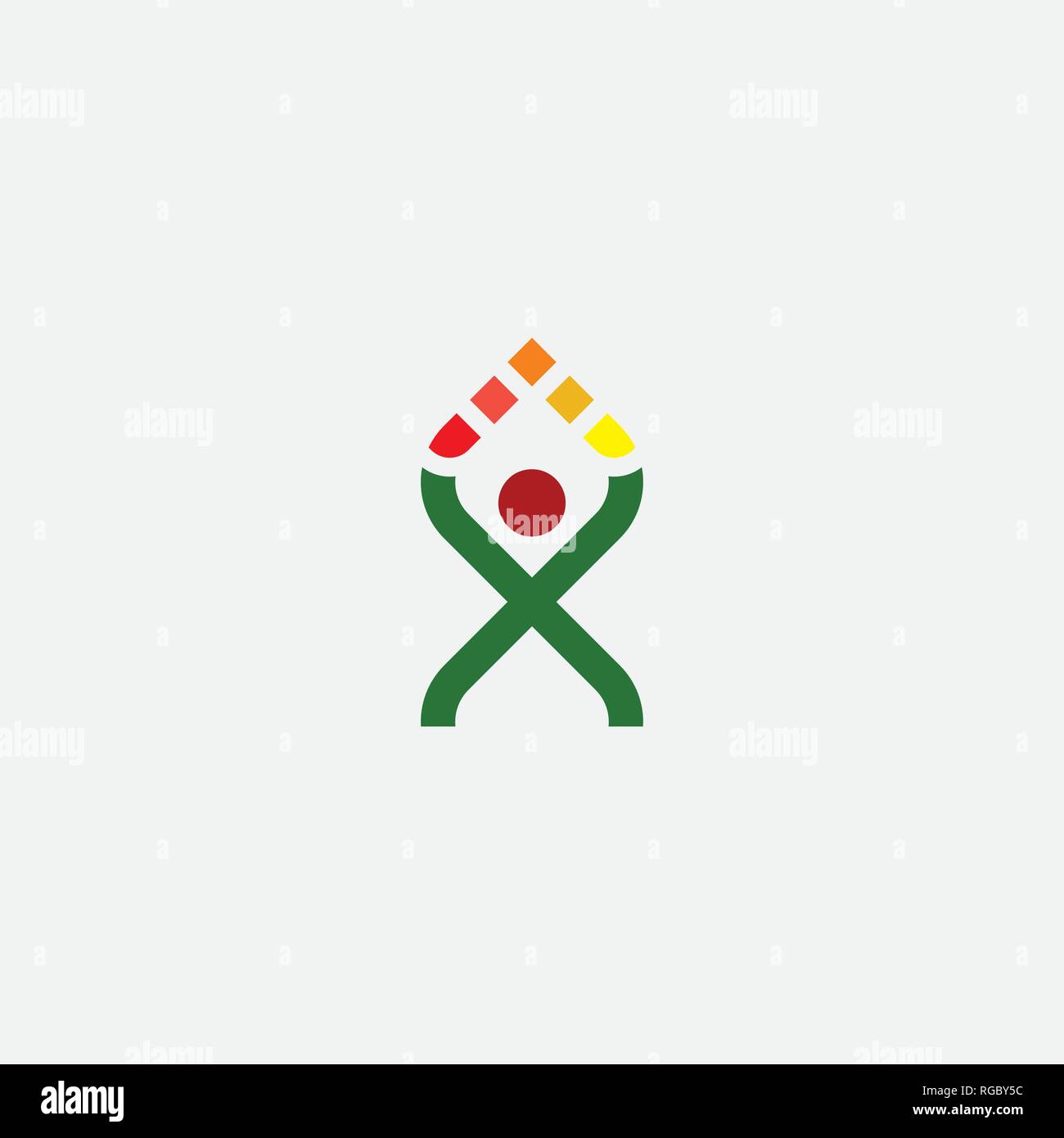 healthy man letter x logo icon vector Stock Vector Image & Art - Alamy