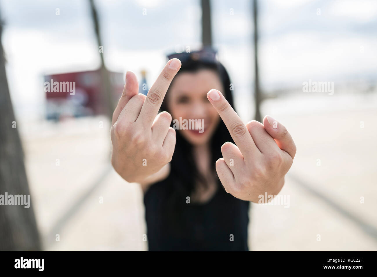 Giving The Finger