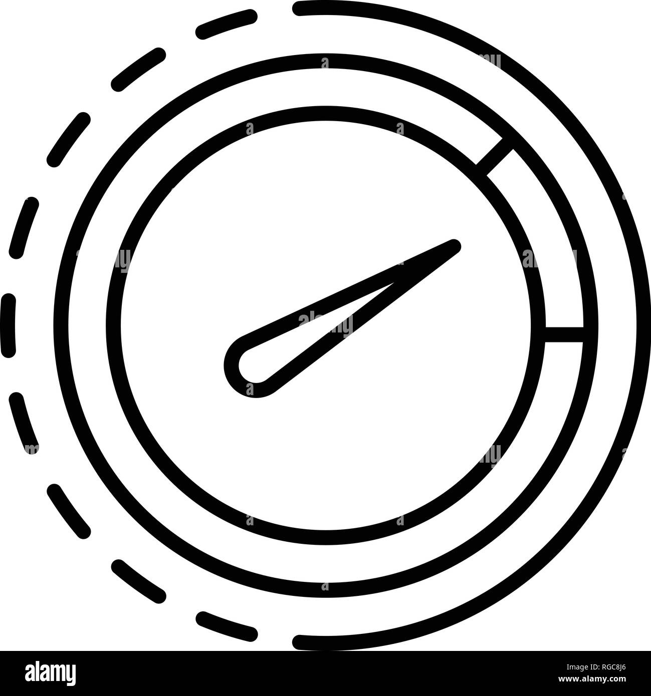 Tachometer logo vector Black and White Stock Photos & Images Alamy