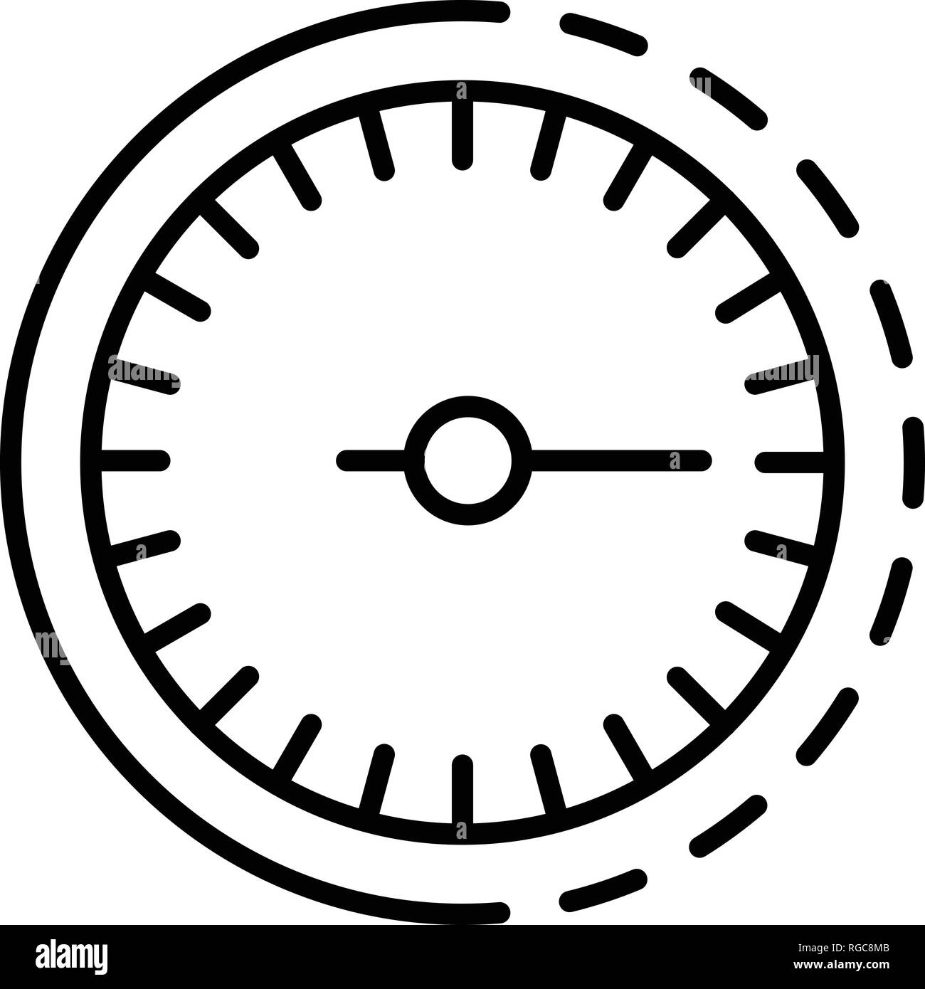 Odometer icon, outline style Stock Vector Image & Art Alamy