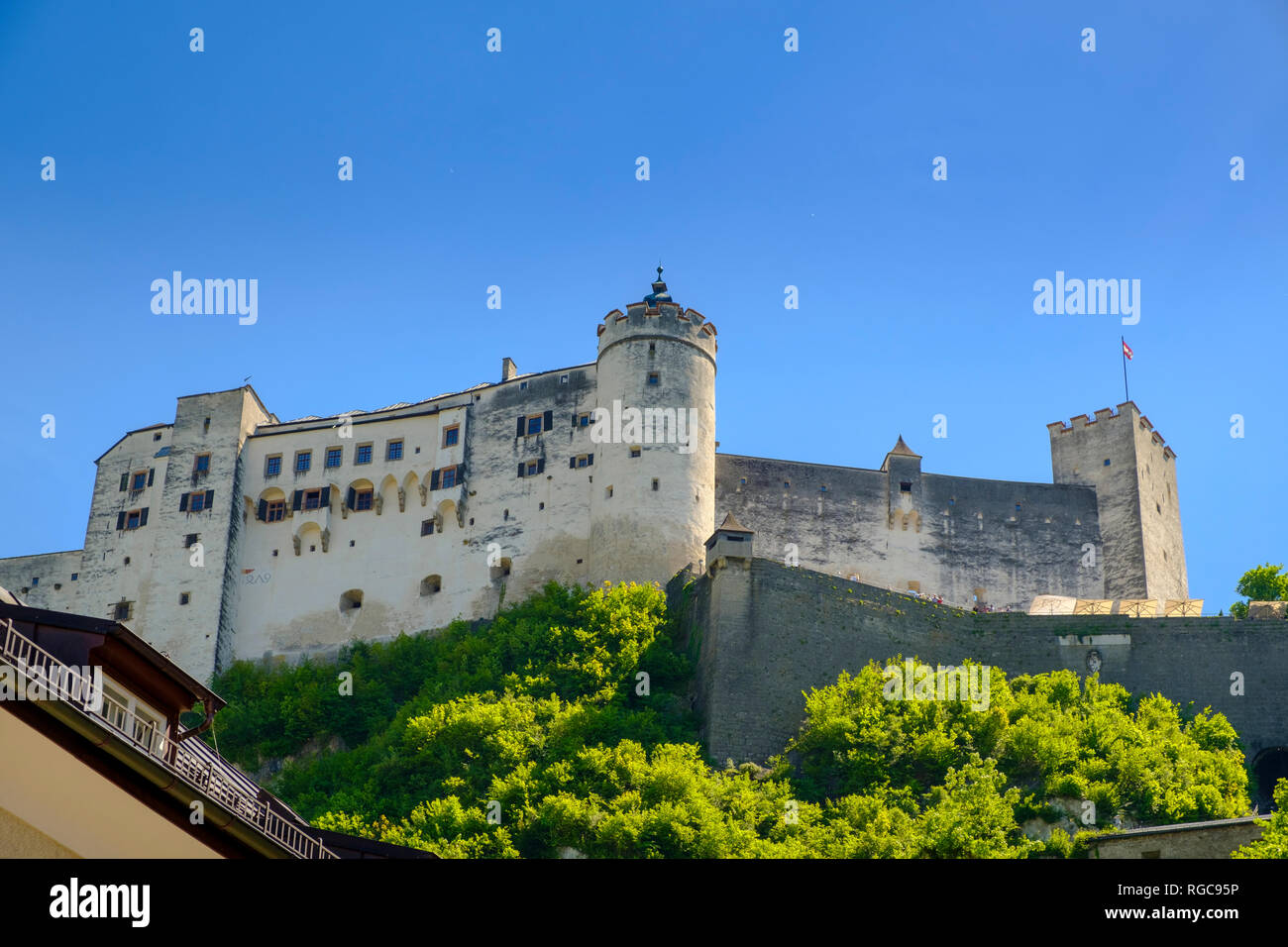 Austria, Salzburg State, Salzburg, Hohensalzburg Fortress Stock Photo