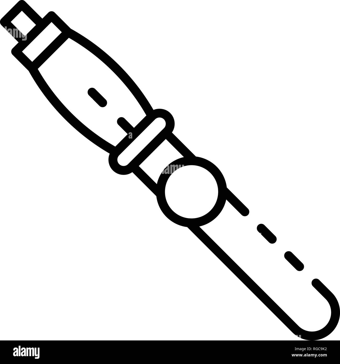 Electronic cigarette icon, outline style Stock Vector Image & Art - Alamy