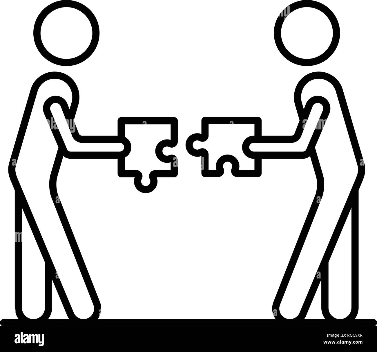 People coherence icon, outline style Stock Vector Image & Art - Alamy