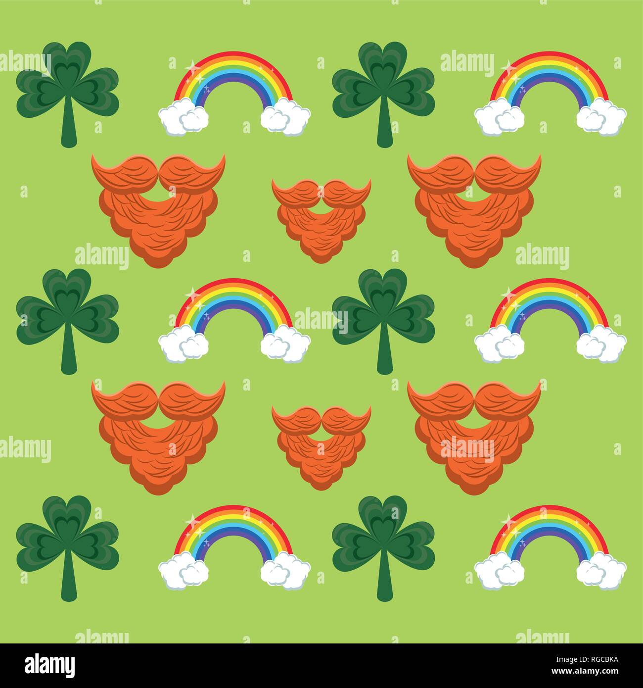 St patrick background pattern Stock Vector Image & Art - Alamy