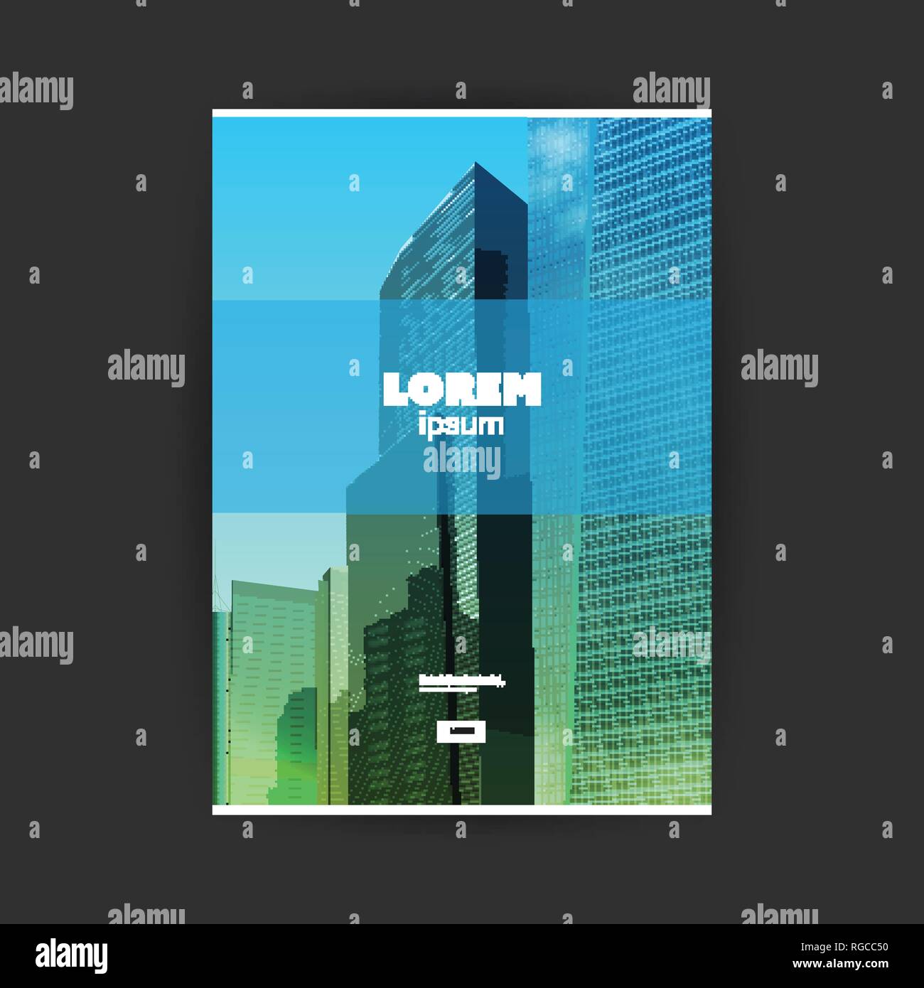 Flyer or Cover Design for Your Business - Skyscrapers Background, Modern  Styled Flyer, Folder, Brochure, Leaflet, Pamphlet, Document or Book Cover  Stock Vector Image & Art - Alamy