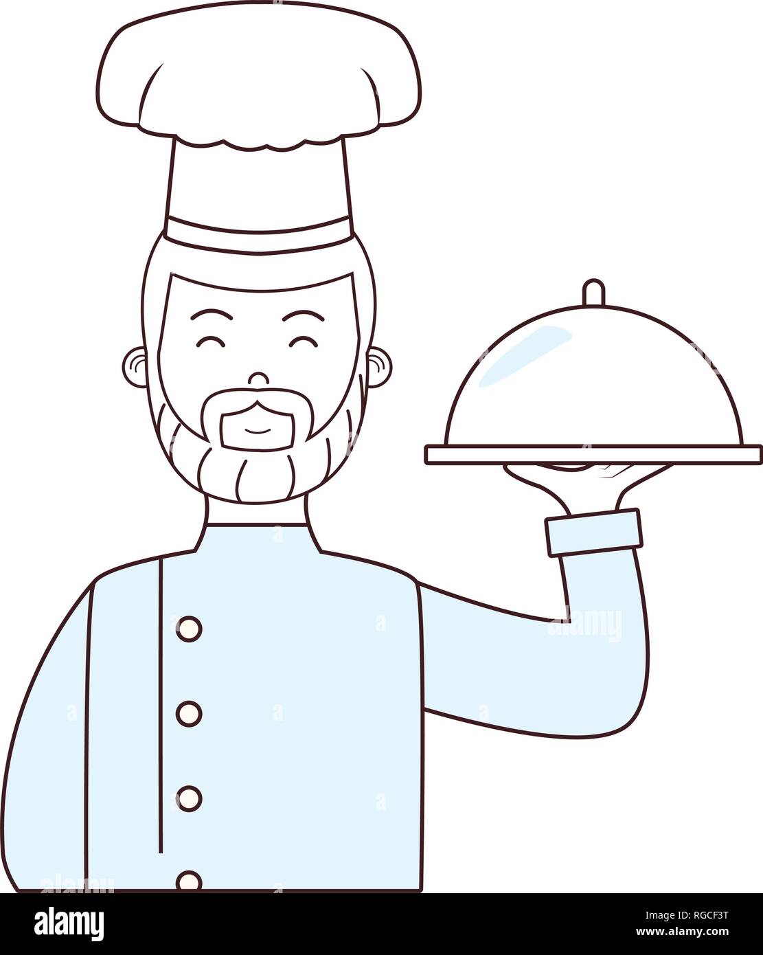 food chef cartoon Stock Vector Image & Art - Alamy