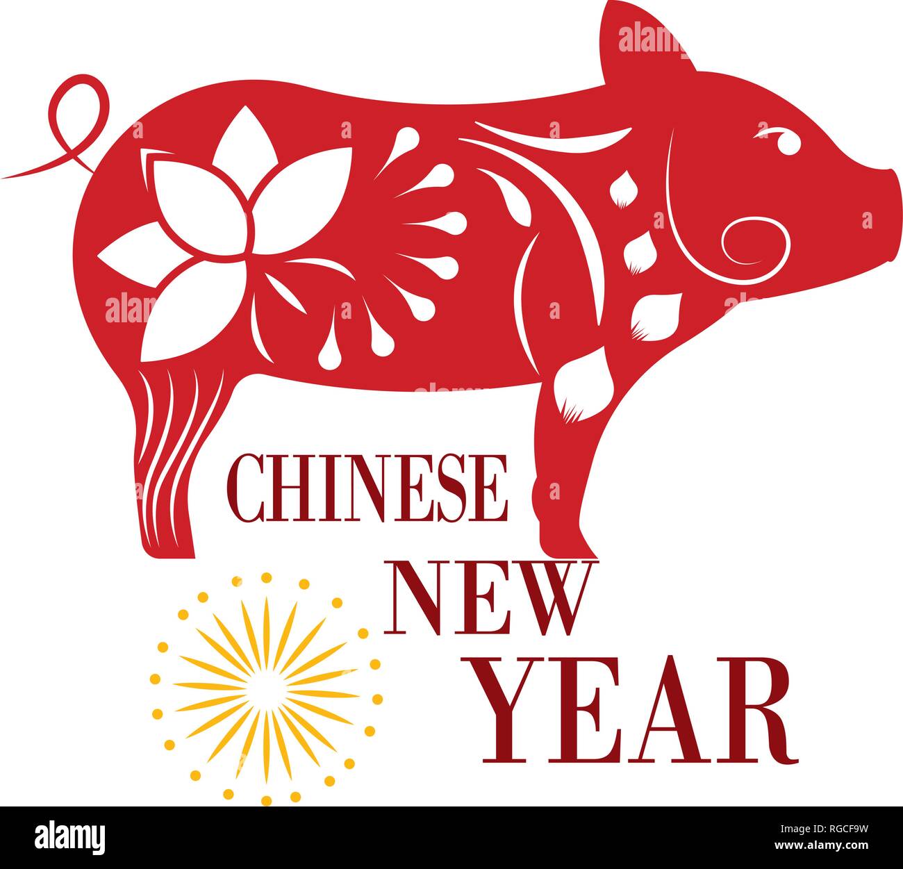 Chinese new year Stock Vector Image & Art - Alamy