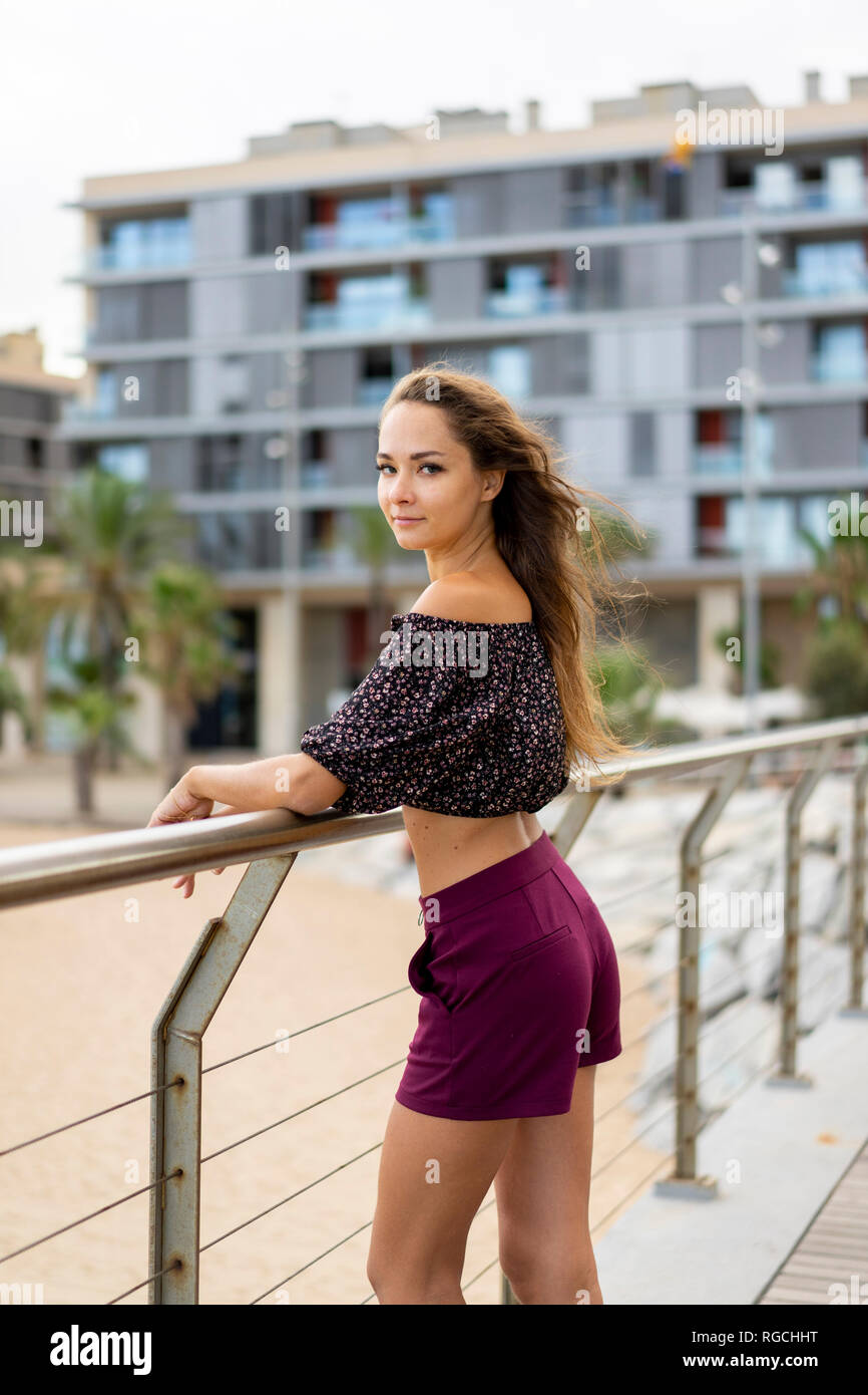 Beautiful standing young woman hi-res stock photography and images - Alamy