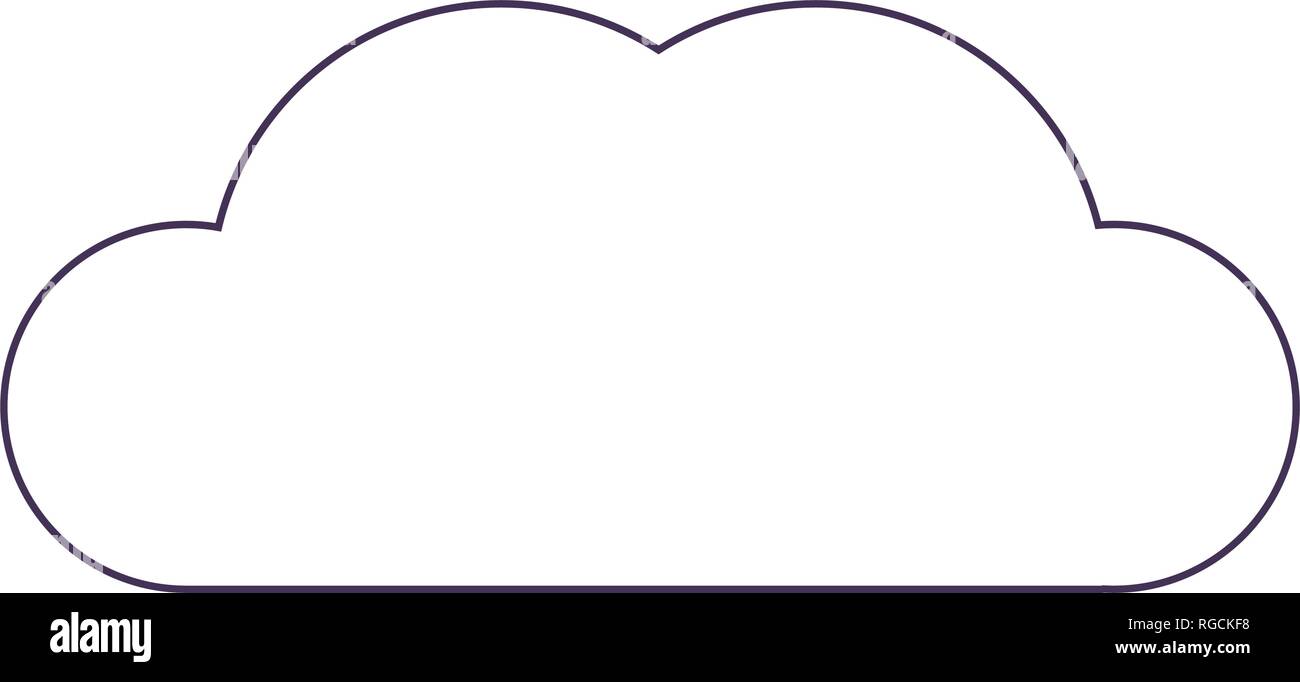 cloud isolated icon Stock Vector Image & Art - Alamy