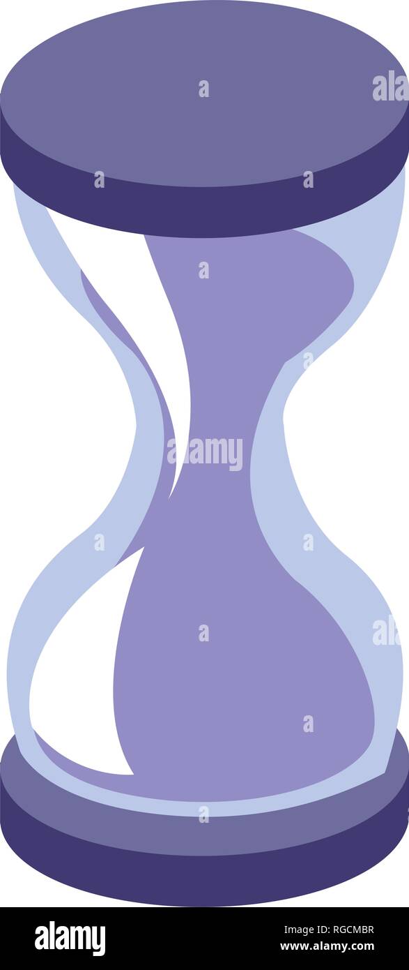 hourglass isolated icon Stock Vector Image & Art - Alamy