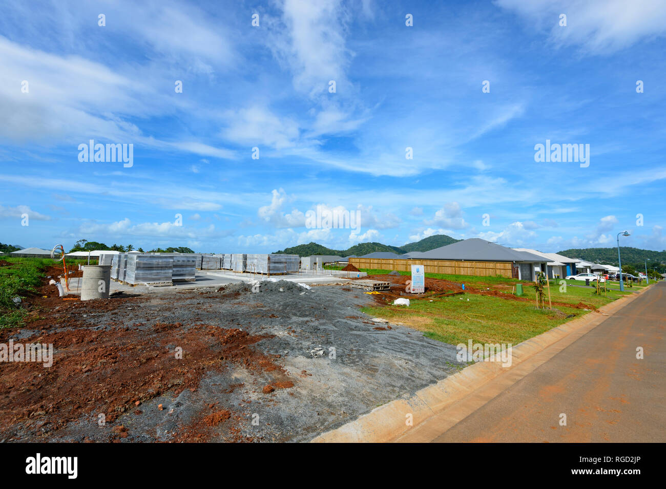 New housing development in Redlynch, a popular Cairns suburb, Far North