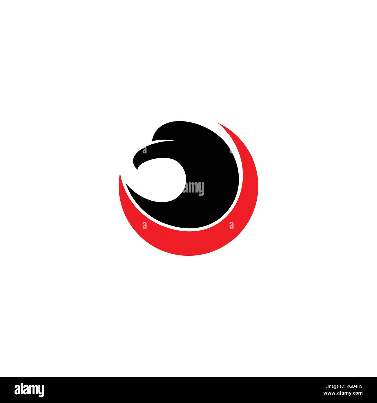 Eagle graphic logo, circle eagle head logo, vector icons Stock Vector ...