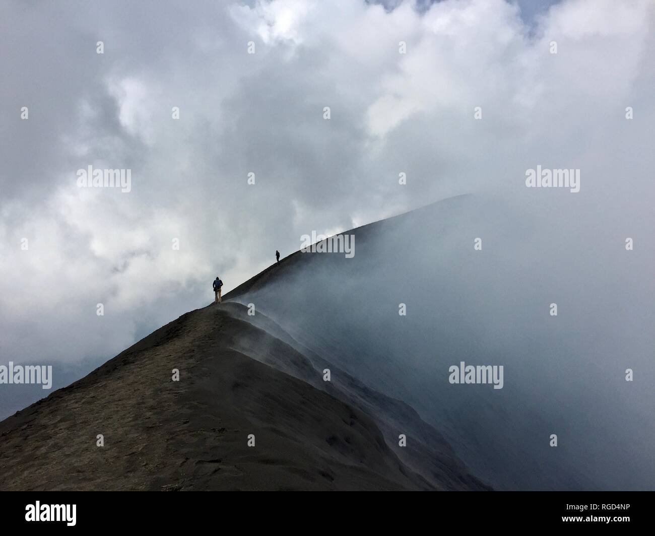 Mount Bromo experience Stock Photo