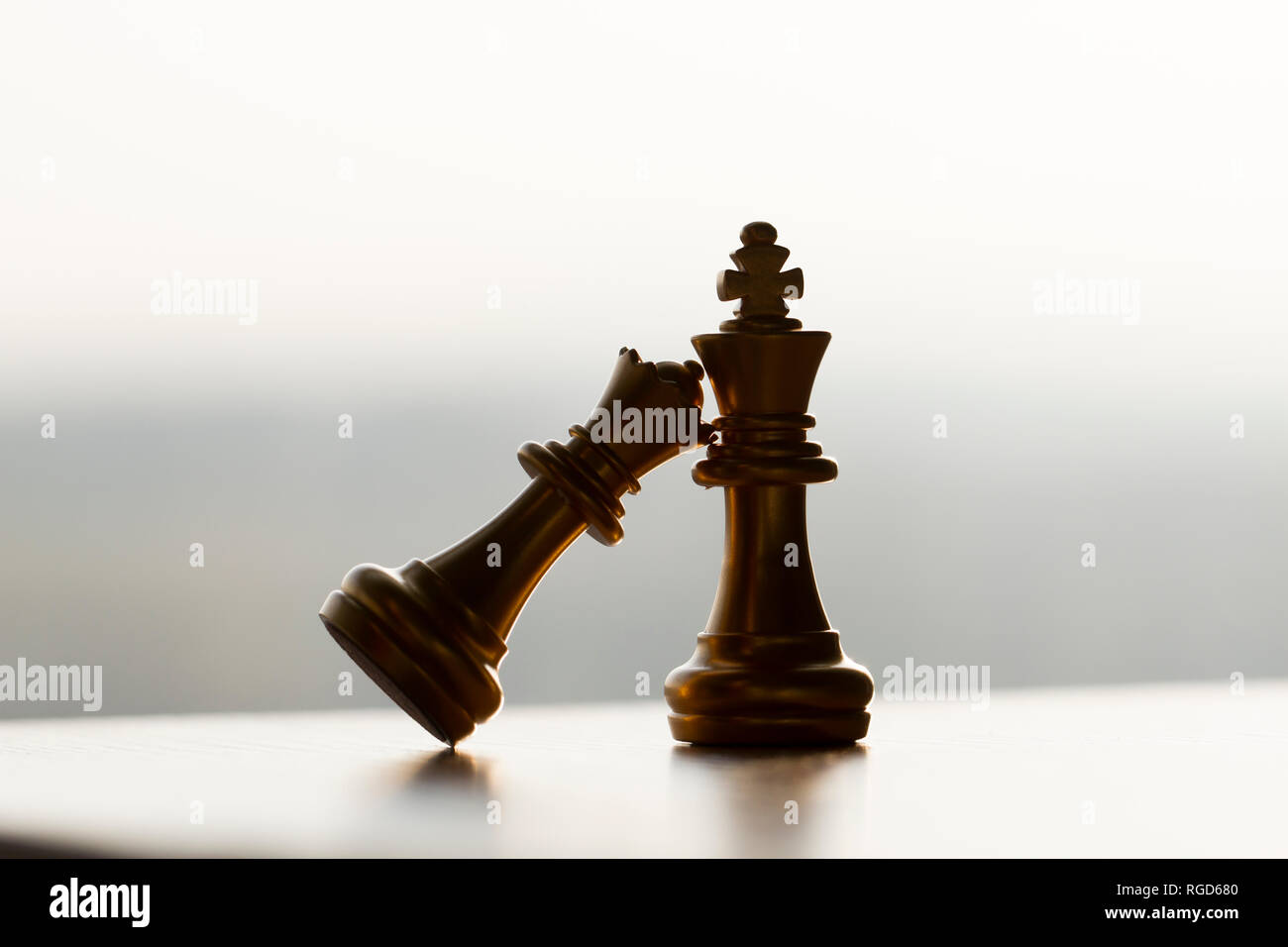 Two pieces that depend on each other Stock Photo - Alamy