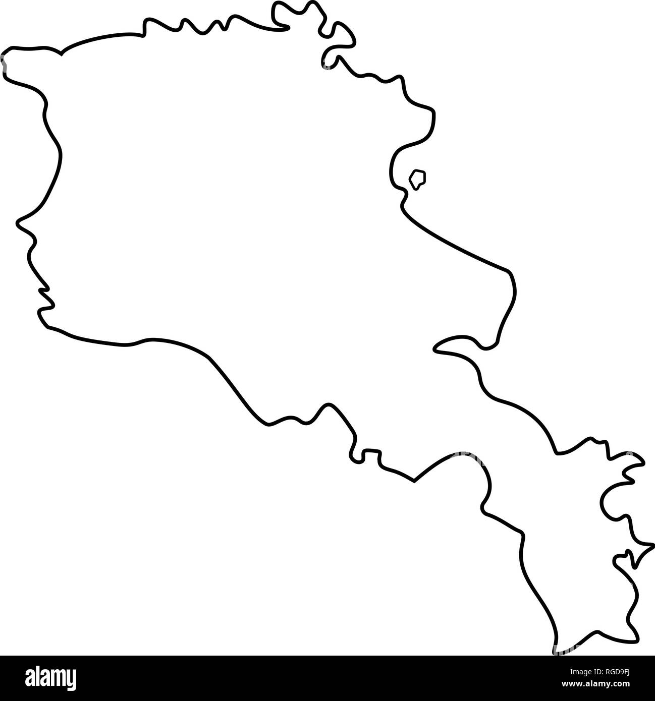 Armenia map Royalty Free Vector Image - VectorStock