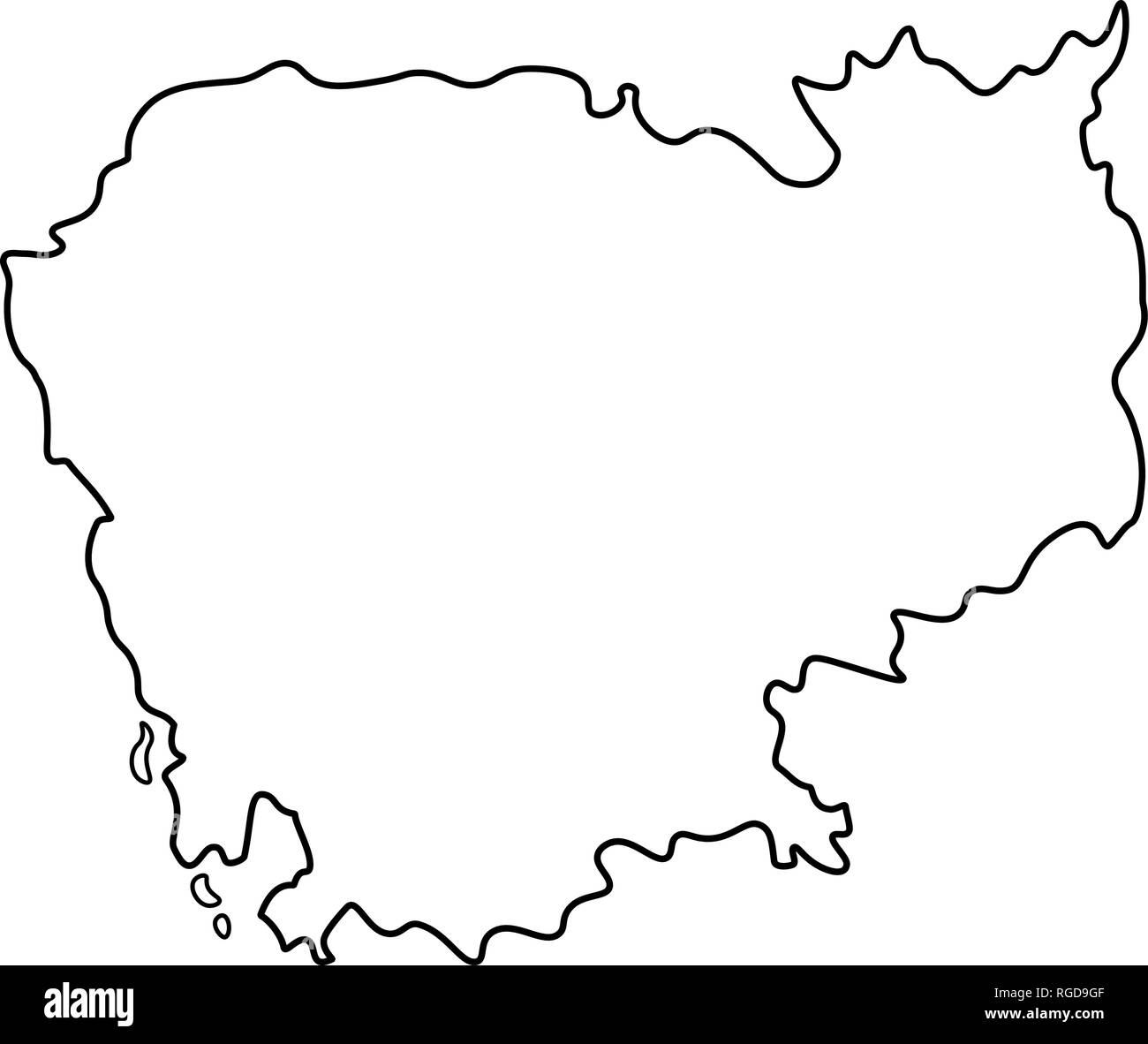 Cambodia map vector hi-res stock photography and images - Alamy Cambodia Map Vector Hi-Res Stock Photography And Images - Alamy