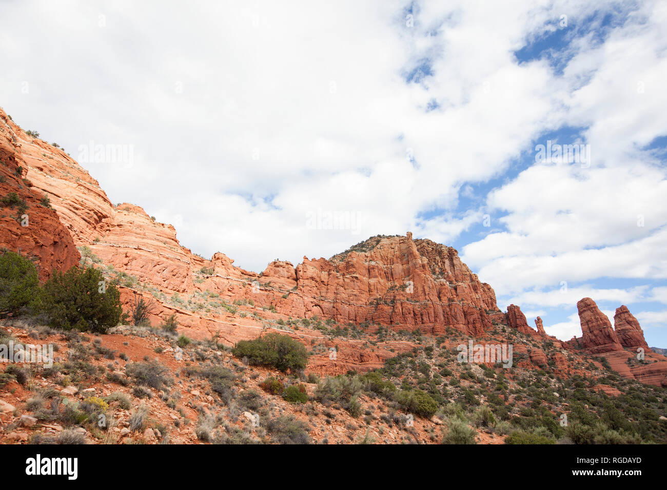 View of red rock buttes in Sedona arizona Stock Photo Alamy
