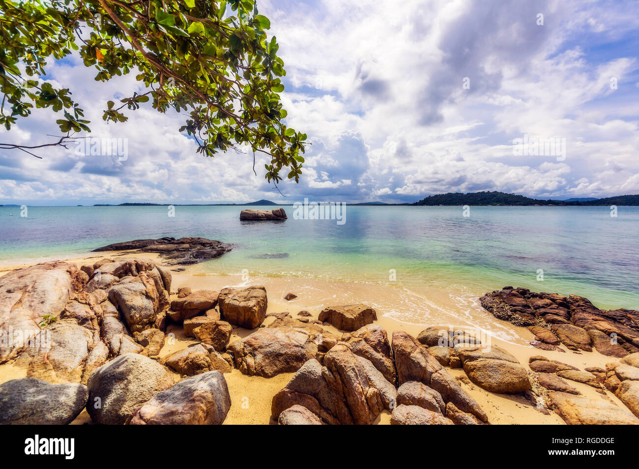 Indonesia, Riau Islands, Bintan, beach Stock Photo