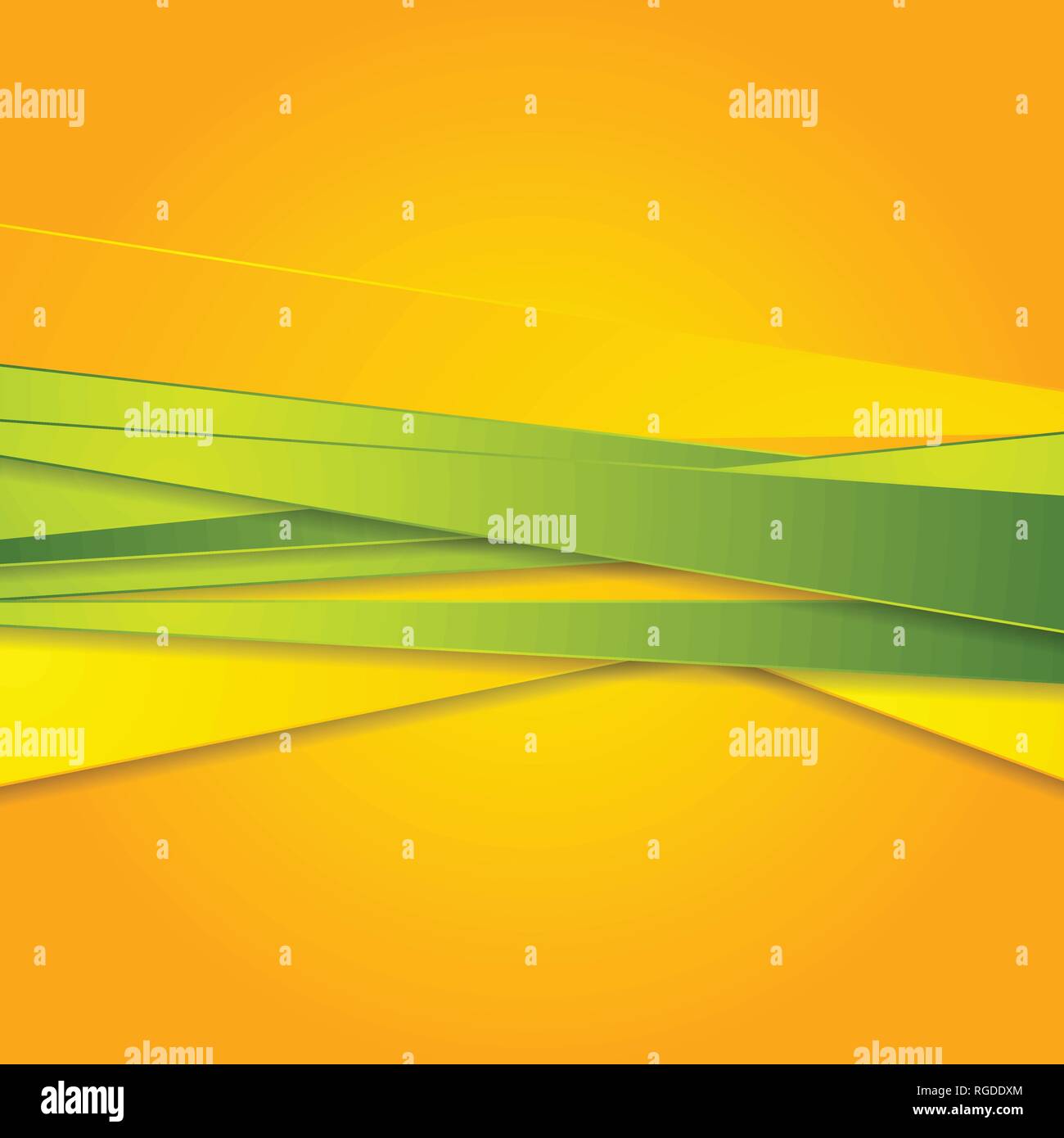 Green orange stripes abstract corporate background. Vector design Stock ...