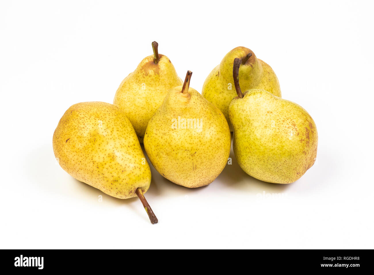 pears abate on white background Stock Photo