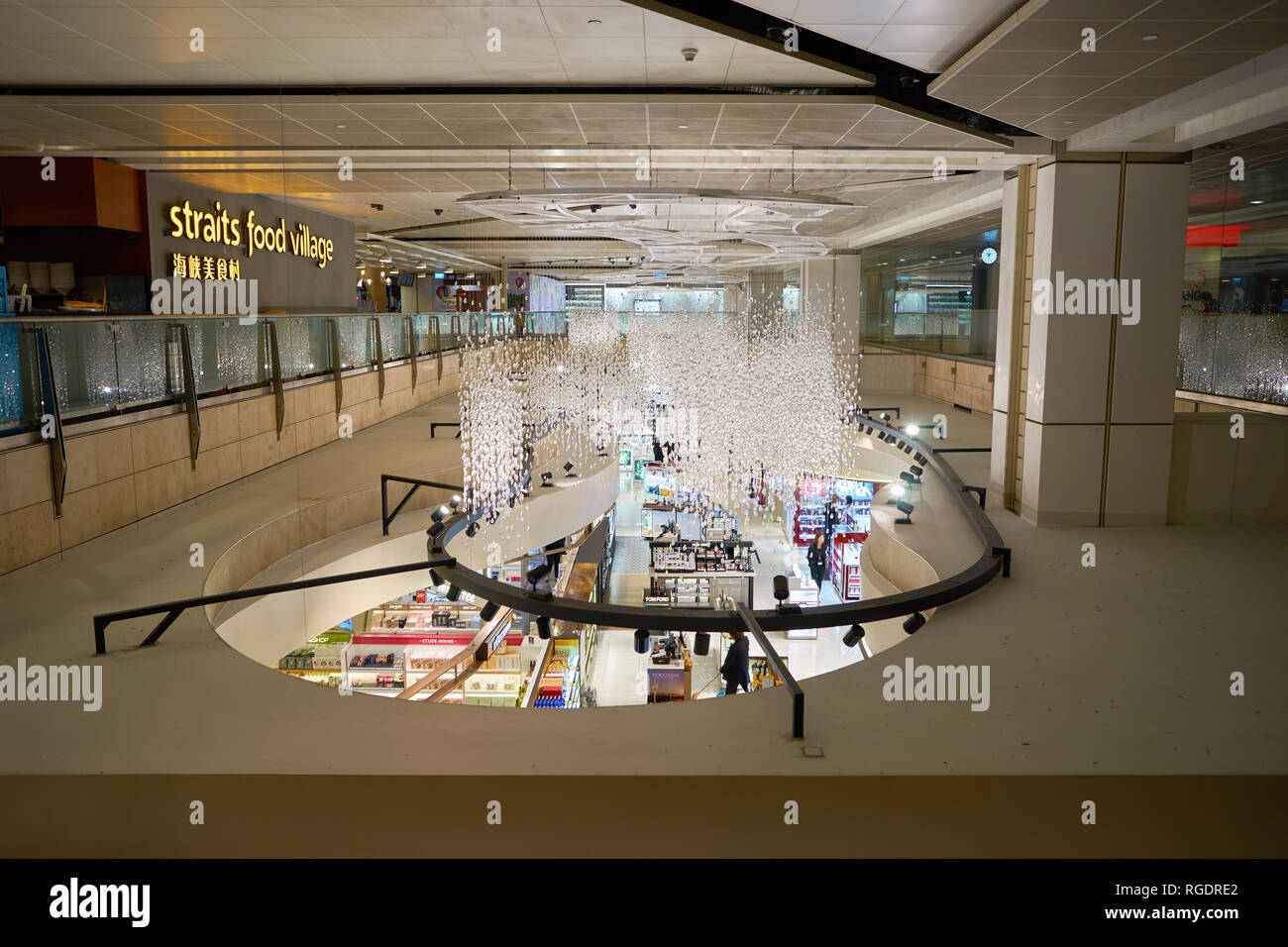 SINGAPORE CIRCA AUGUST, 2016 inside Singapore Changi Airport. Changi