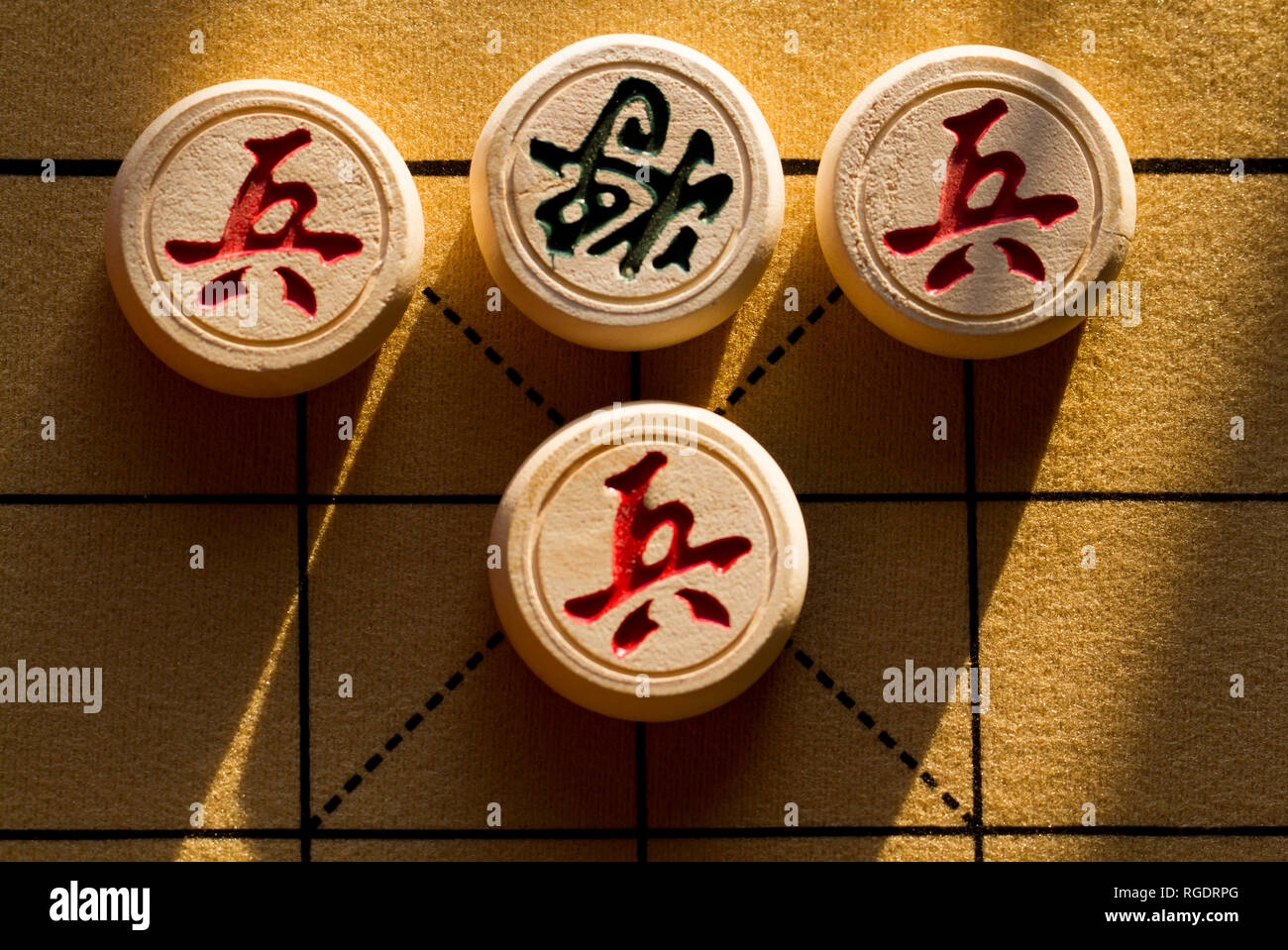 Game between Chinese chess Stock Photo Alamy