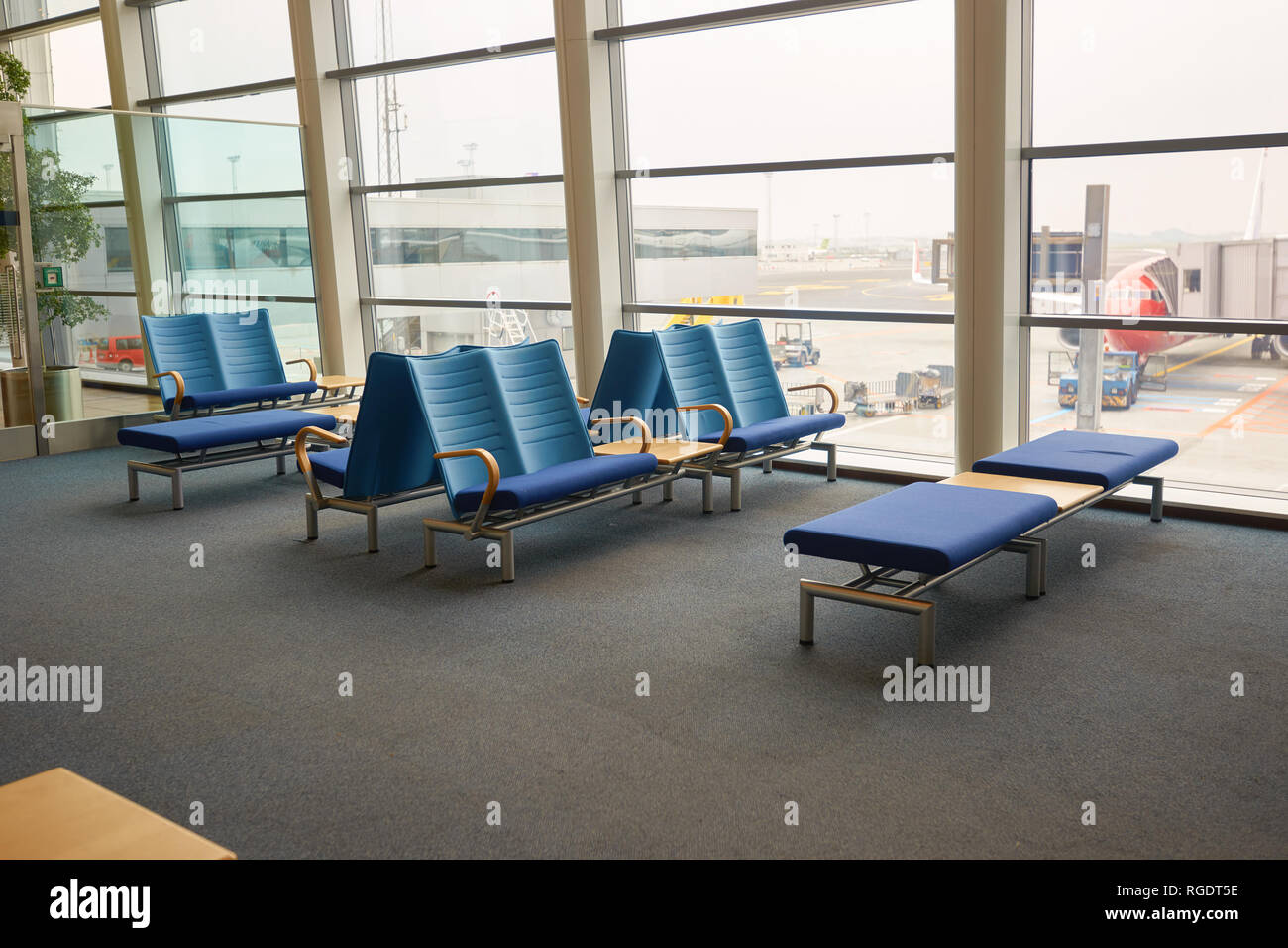 COPENHAGEN, DENMARK CIRCA SEPTEMBER, 2014 inside Copenhagen Airport