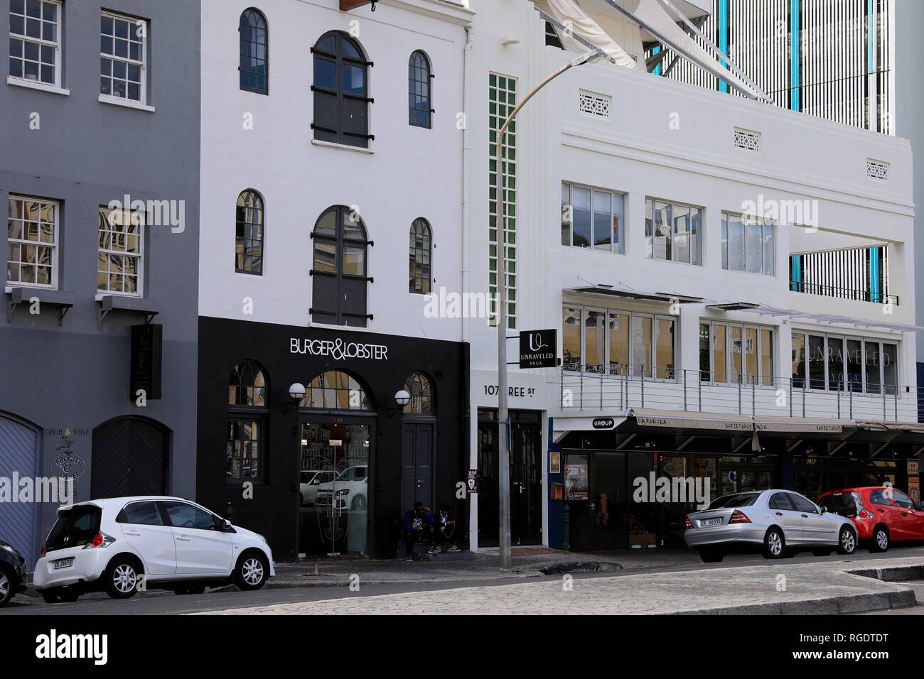 Burger And Lobster Restaurant In Bree Street Cape Town South Africa