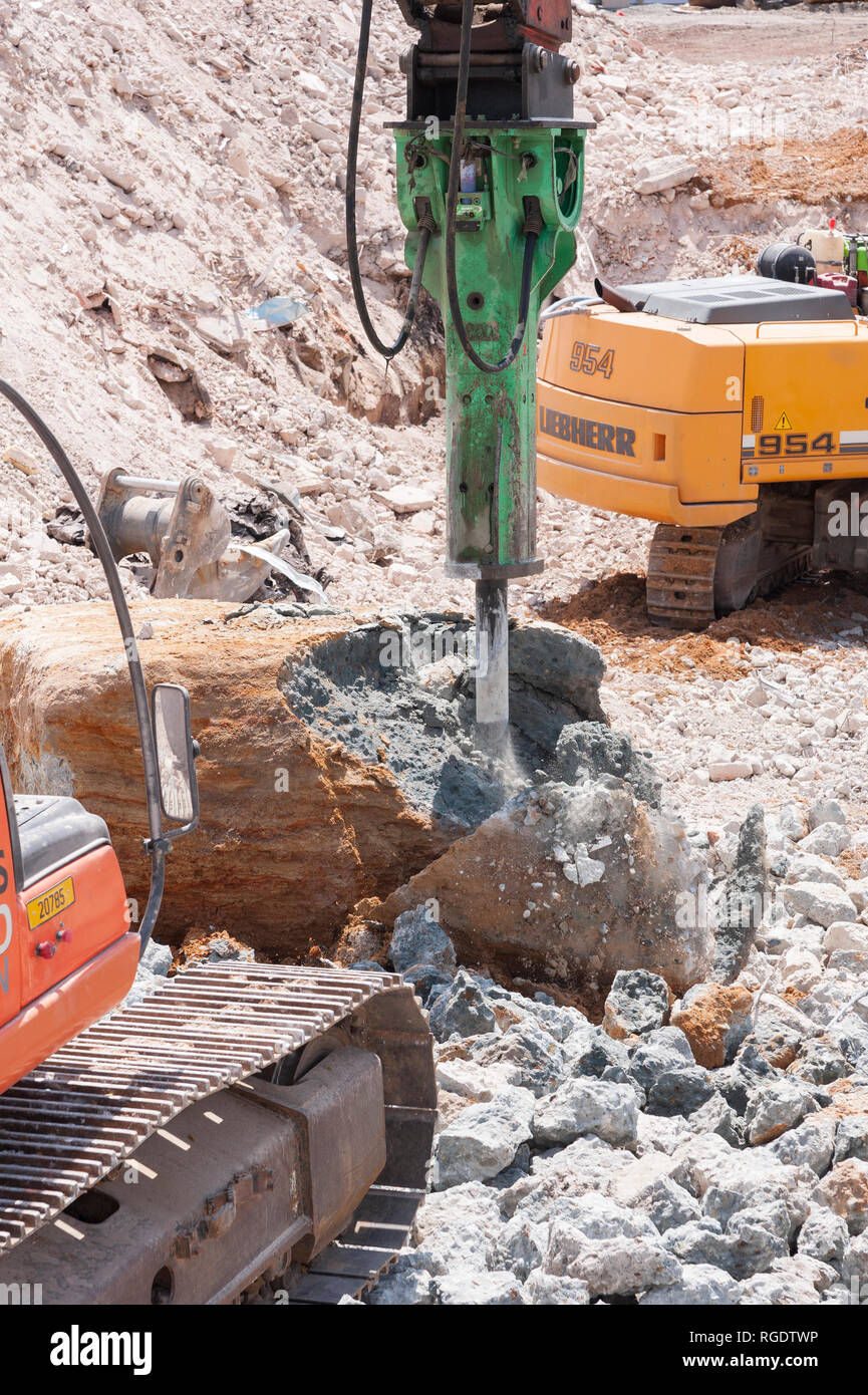 Concrete breaker hires stock photography and images Alamy