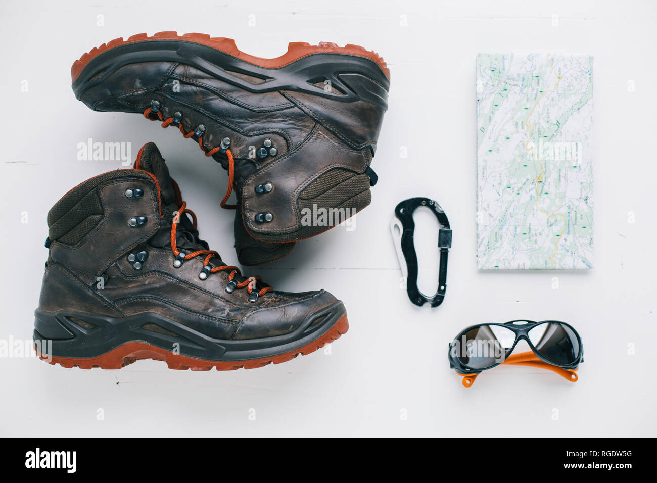 flat hiking boots