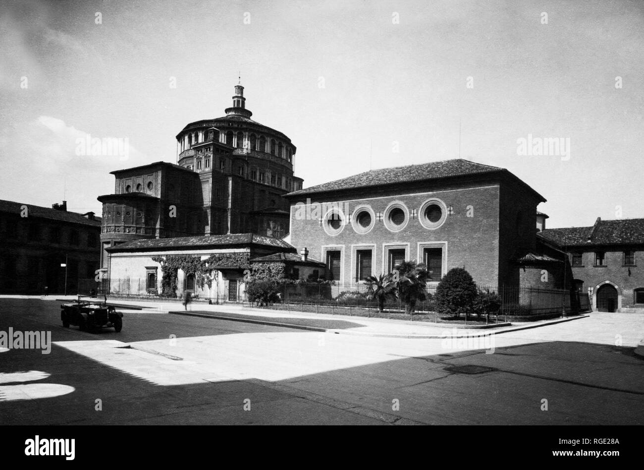 basilica di santa maria delle grazie, milan, 1910-20 Stock Photo