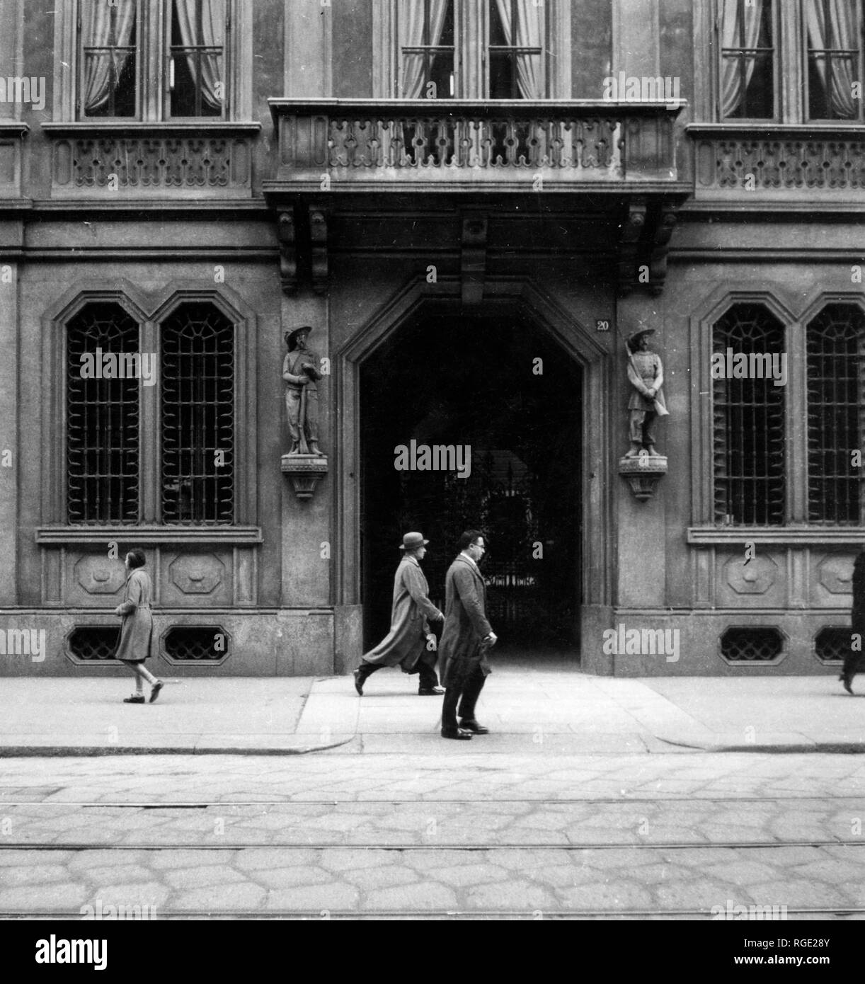 Italy, Milan, Corso di Porta Romana, Casa Bettoni or Bersaglieri, 1930 Stock Photo