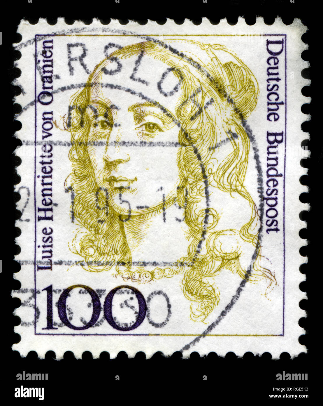 Postage stamp from the Federal Republic of Germany in the Women in German History series issued in 1994 Stock Photo