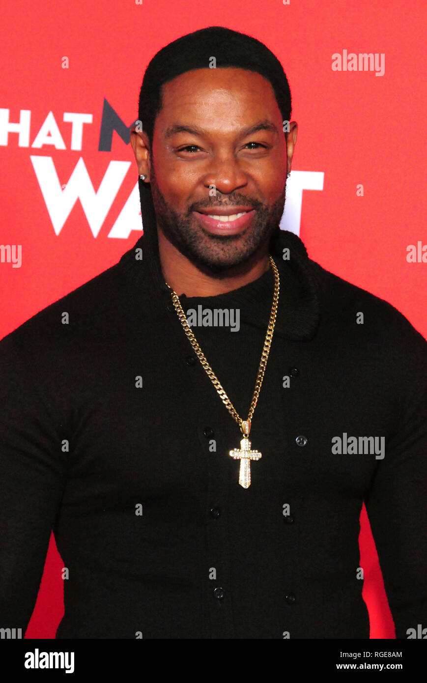 Westwood, California, USA. 28th Jan 2019. Actor Darrin Henson attends