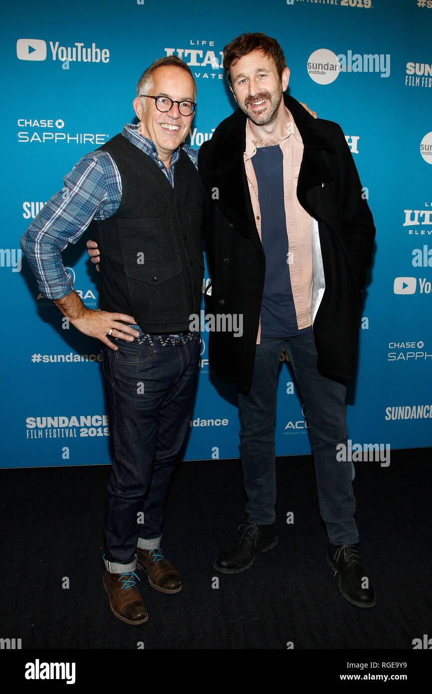 Park City, UT, USA. 28th Jan, 2019. John Cooper, Chris O'Dowd at arrivals for STATE OF THE UNION Premiere at Sundance Film Festival 2019, Ray Theatre, Park City, UT January 28, 2019. Credit: JA/Everett Collection/Alamy Live News Stock Photo